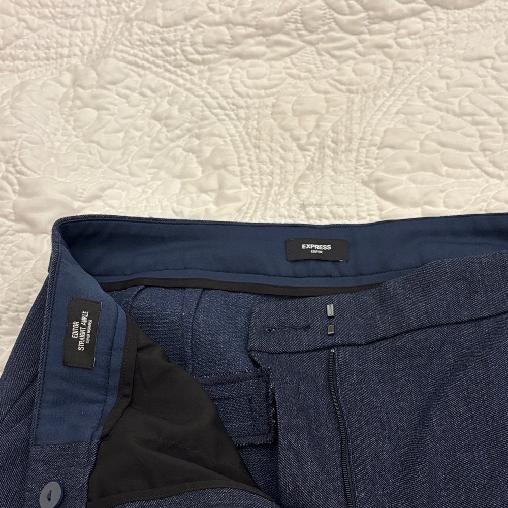 Express Dark Blue Formal Trousers
